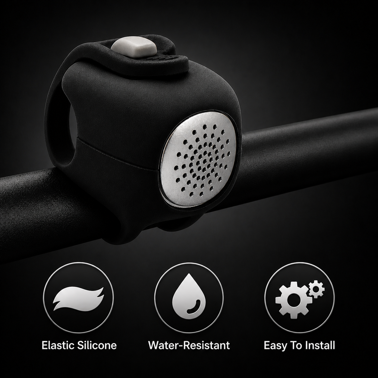 Electric Bike Horn – 3 Sound Modes | Loud Handlebar Bell for Safer Riding