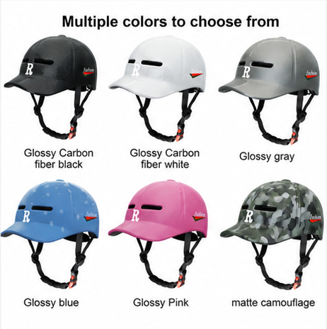 GUDOOK Adjustable Bike Helmet – Lightweight Baseball Cap Style Cycling Helmet for Adults