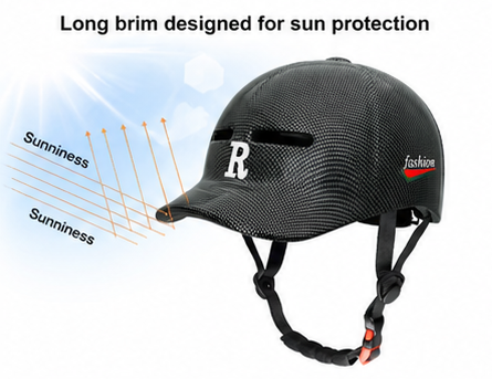 GUDOOK Adjustable Bike Helmet – Lightweight Baseball Cap Style Cycling Helmet for Adults