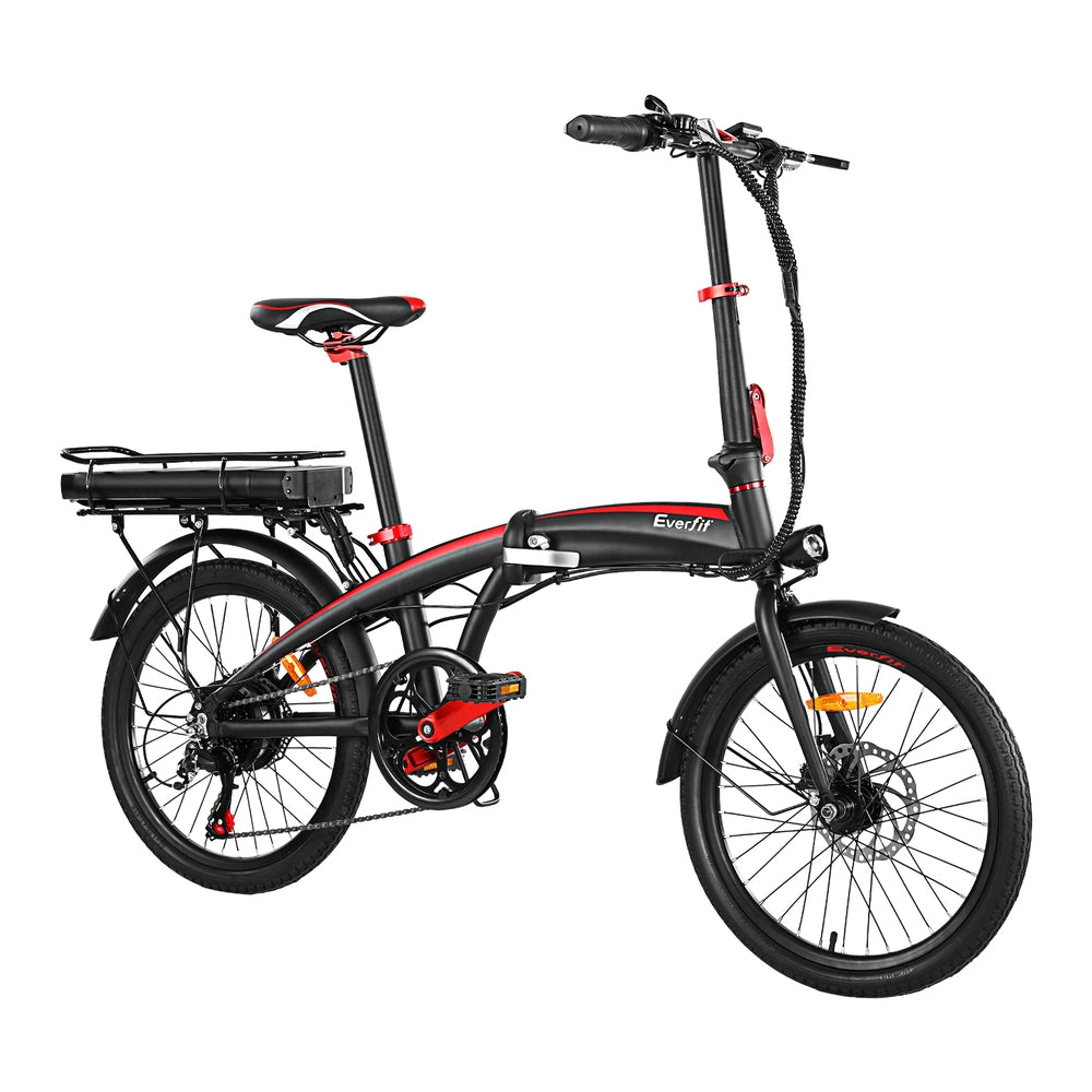 Everfit 20" Folding Electric Bike 250W E-Bike with Removable Battery