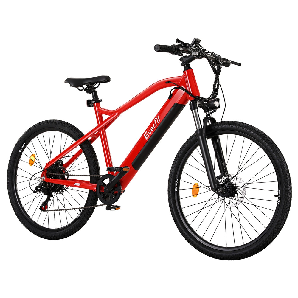 Everfit 26" Electric Mountain Bike 250W E-Bike with Shimano 7-Speed
