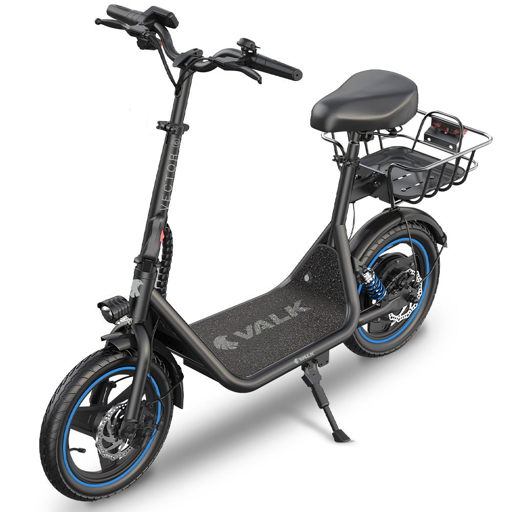 VALK Vector 6 Electric Scooter with Seat 650W Foldable E-Scooter