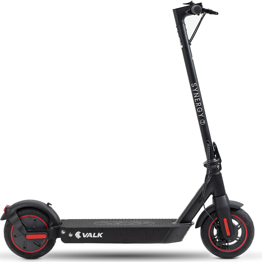 VALK Synergy 7 MkII Electric Scooter 500W with 15Ah Battery – Black/Red