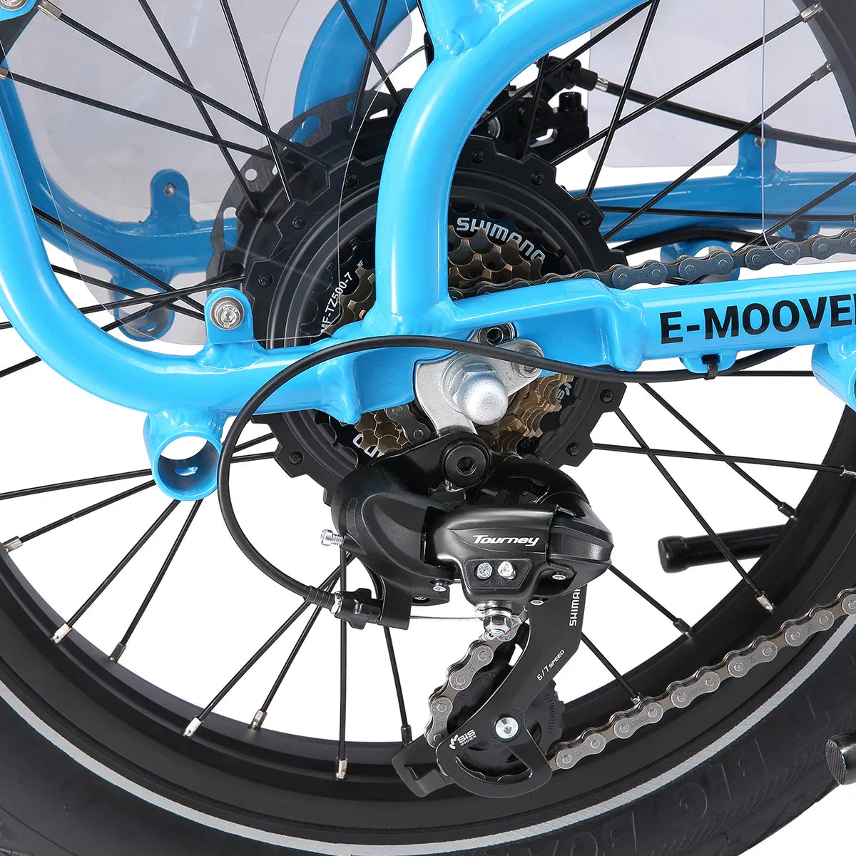 Progear E-Moover Electric Cargo Bike with Hauler Kit – Electric Blue