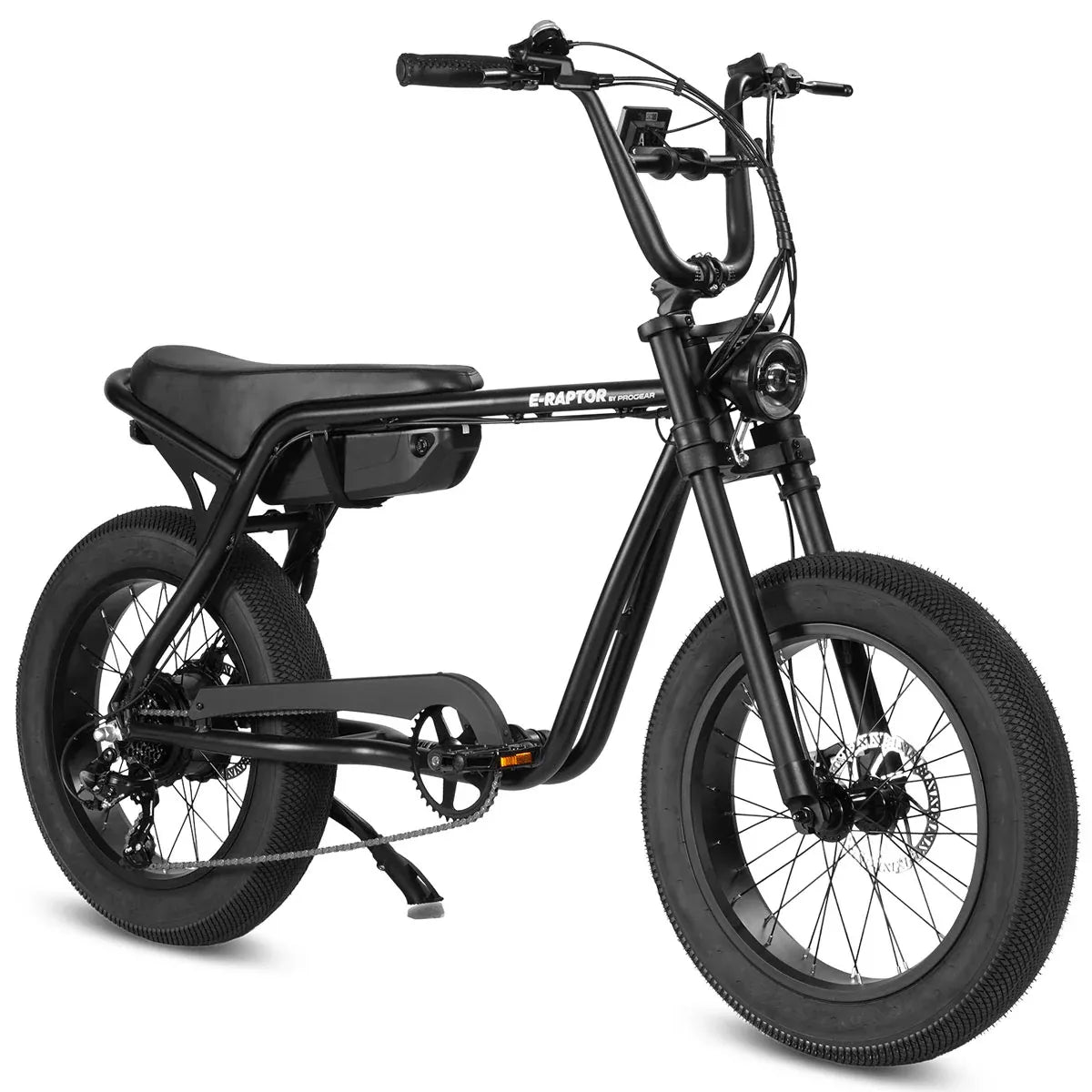 Progear E-Raptor 20" Fat Tyre Electric Bike 500W - Matte Black