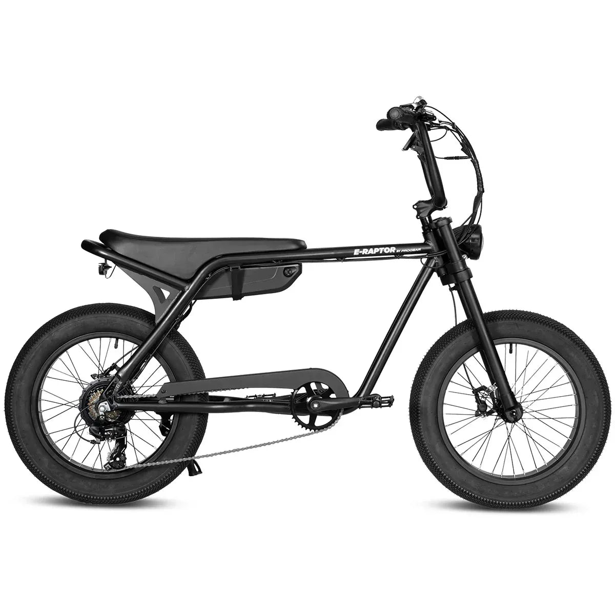 Progear E-Raptor 20" Fat Tyre Electric Bike 500W - Matte Black