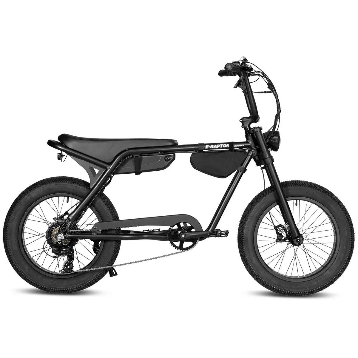 Progear E-Raptor 20" Fat Tyre Electric Bike 500W - Matte Black
