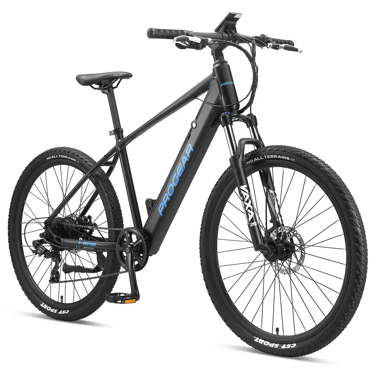 Progear E-Vantage 27.5" Electric Mountain Bike 250W E-Bike - Black Shadow