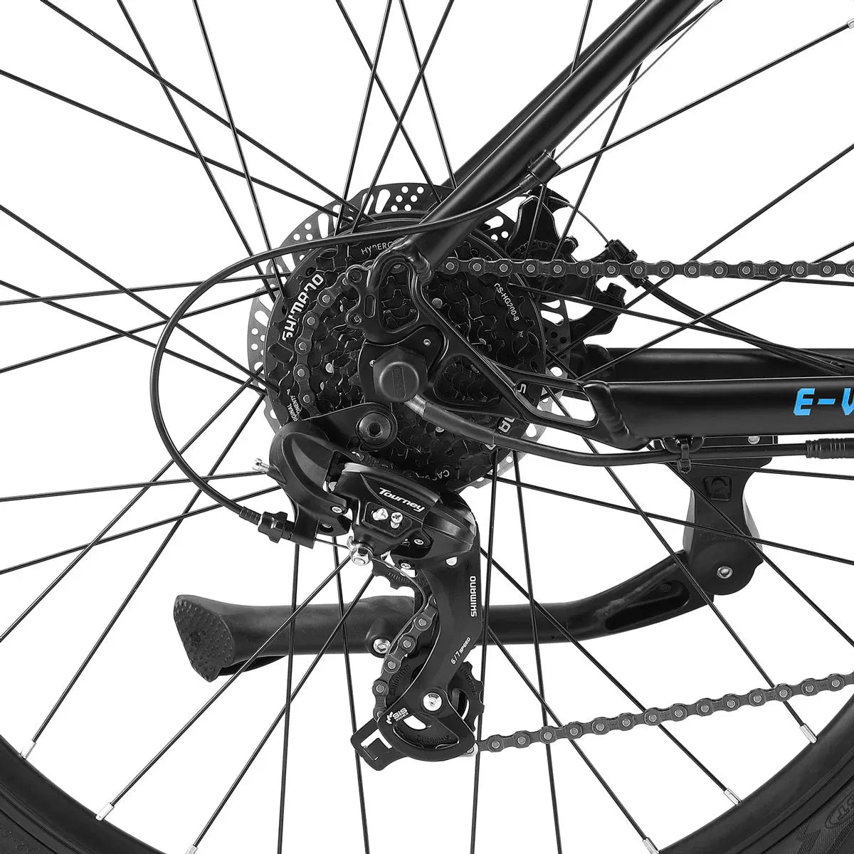 Progear E-Vantage 27.5" Electric Mountain Bike 250W E-Bike - Black Shadow