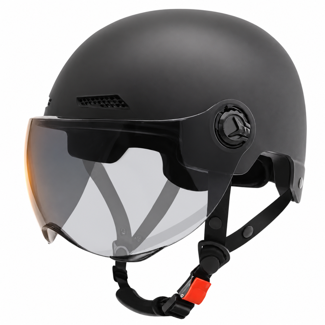 Lightweight Bike Helmet with Goggles – Adjustable Half Helmet for Adults